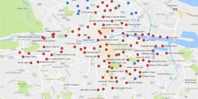 Dublinbikes नक्शा