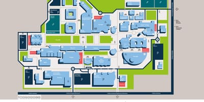 DCU कैम्पस का नक्शा