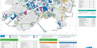 UCD डबलिन नक्शा
